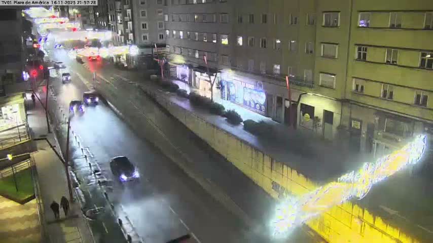 Vigo, Plaza América Square Live Cam - Pontevedra, Galicia, Spain