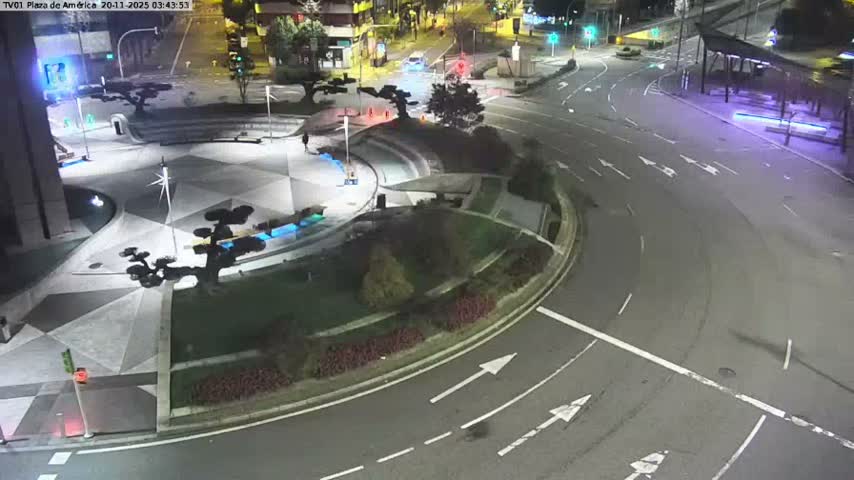 Vigo, Plaza América Square Live Cam - Pontevedra, Galicia, Spain