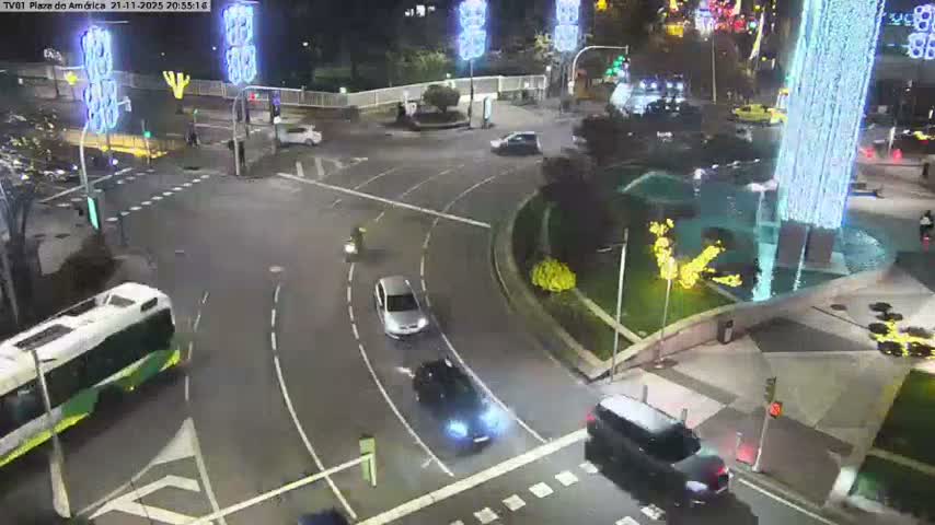 Vigo, Plaza América Square Live Cam - Pontevedra, Galicia, Spain