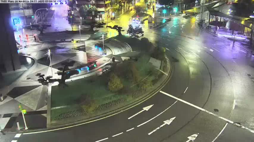 Vigo, Plaza América Square Live Cam - Pontevedra, Galicia, Spain