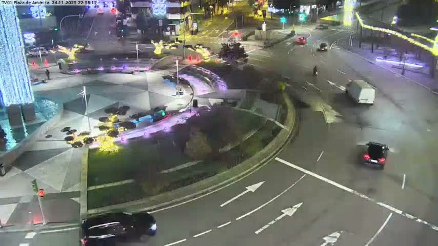 Vigo, Plaza América Square Live Cam - Pontevedra, Galicia, Spain