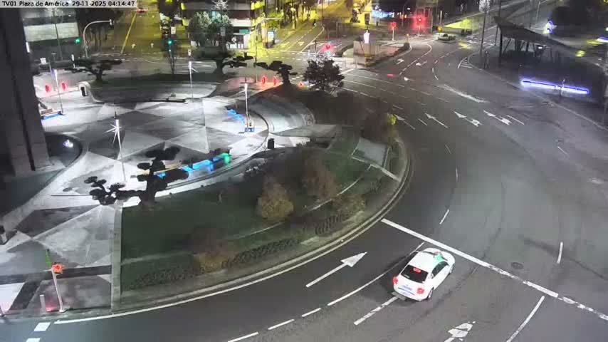 Vigo, Plaza América Square Live Cam - Pontevedra, Galicia, Spain