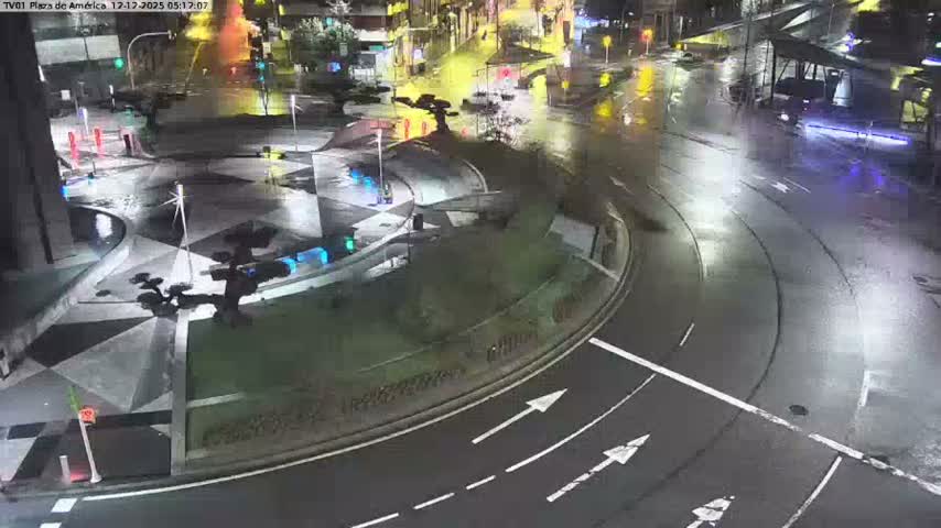 Vigo, Plaza América Square Live Cam - Pontevedra, Galicia, Spain