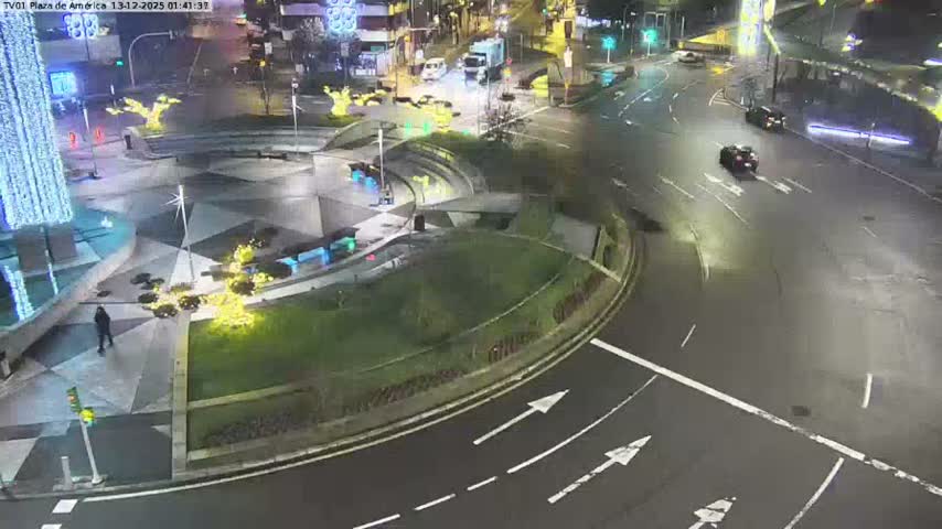 Vigo, Plaza América Square Live Cam - Pontevedra, Galicia, Spain