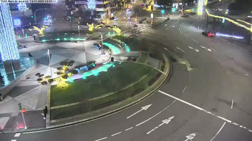 Vigo, Plaza América Square Live Cam - Pontevedra, Galicia, Spain