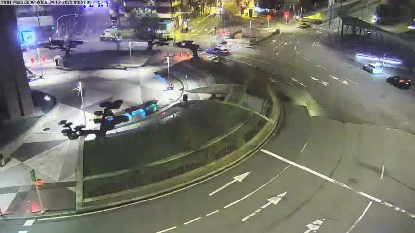 Vigo, Plaza América Square Live Cam - Pontevedra, Galicia, Spain