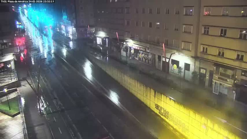 Vigo, Plaza América Square Live Cam - Pontevedra, Galicia, Spain