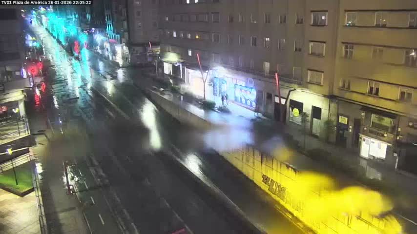 Vigo, Plaza América Square Live Cam - Pontevedra, Galicia, Spain
