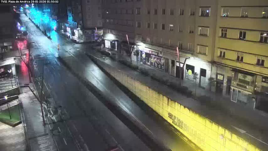 Vigo, Plaza América Square Live Cam - Pontevedra, Galicia, Spain