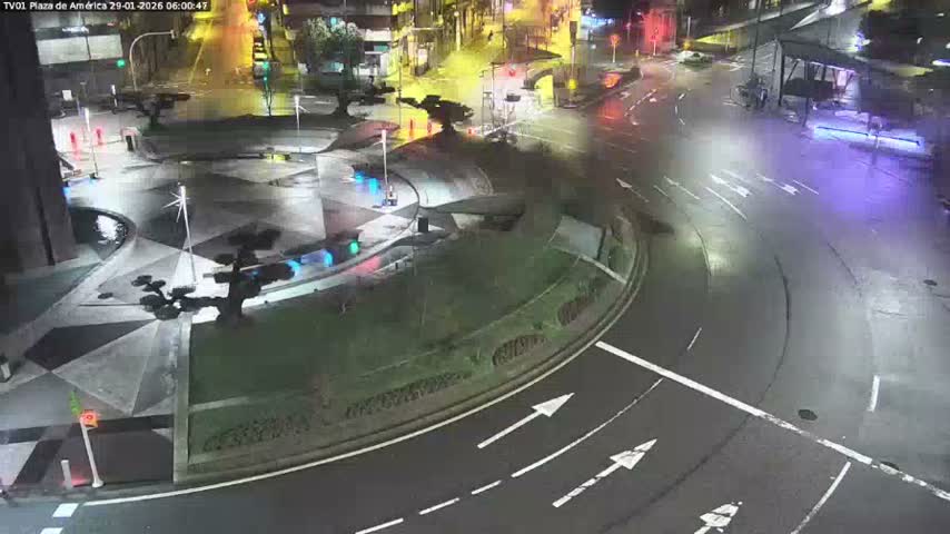 Vigo, Plaza América Square Live Cam - Pontevedra, Galicia, Spain