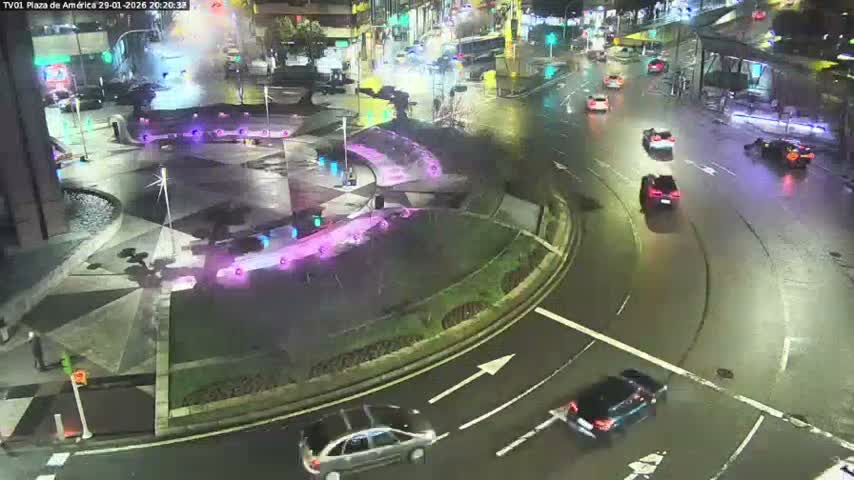Vigo, Plaza América Square Live Cam - Pontevedra, Galicia, Spain