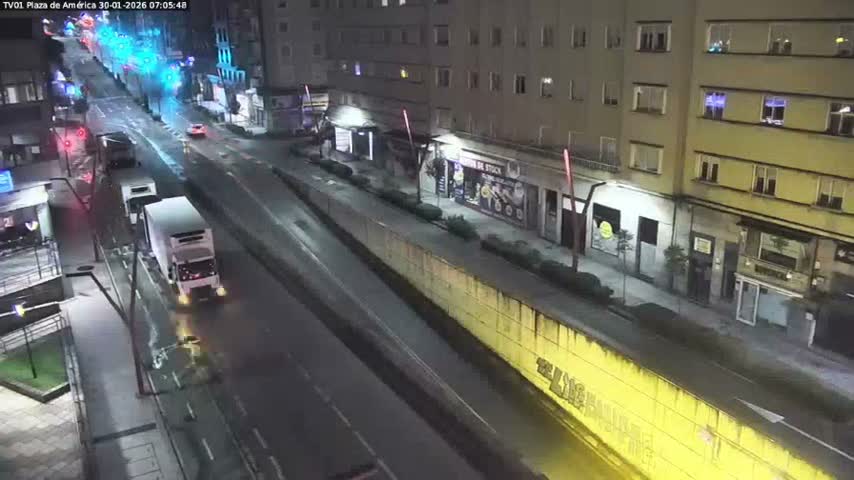 Vigo, Plaza América Square Live Cam - Pontevedra, Galicia, Spain
