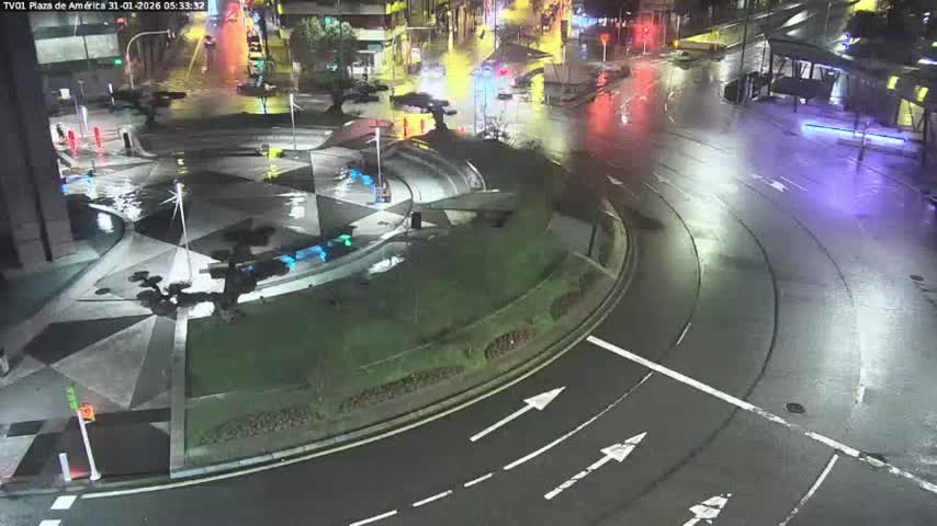 Vigo, Plaza América Square Live Cam - Pontevedra, Galicia, Spain