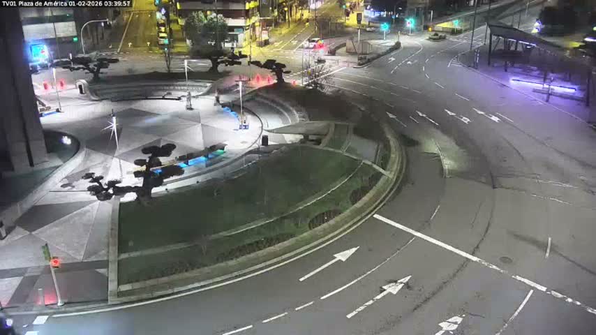 Vigo, Plaza América Square Live Cam - Pontevedra, Galicia, Spain