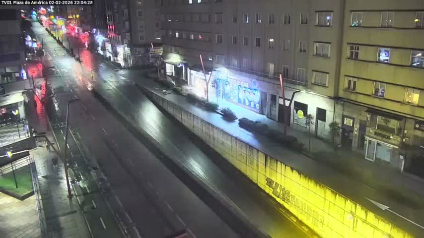 Vigo, Plaza América Square Live Cam - Pontevedra, Galicia, Spain