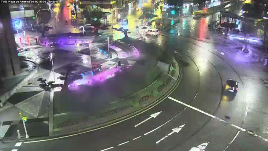 Vigo, Plaza América Square Live Cam - Pontevedra, Galicia, Spain