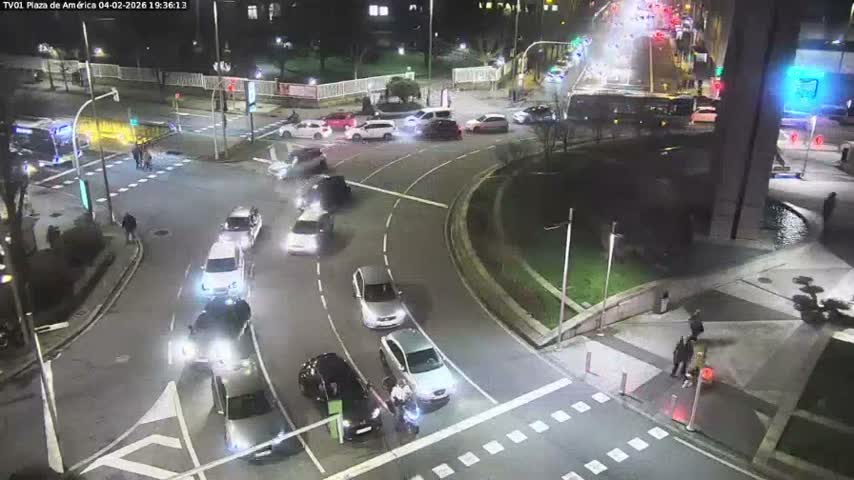 Vigo, Plaza América Square Live Cam - Pontevedra, Galicia, Spain