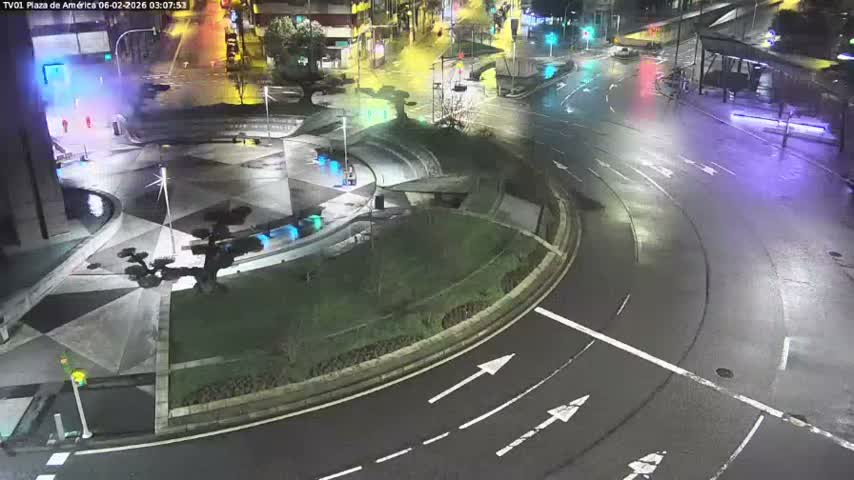 Vigo, Plaza América Square Live Cam - Pontevedra, Galicia, Spain