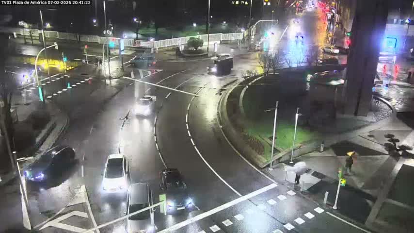 Vigo, Plaza América Square Live Cam - Pontevedra, Galicia, Spain