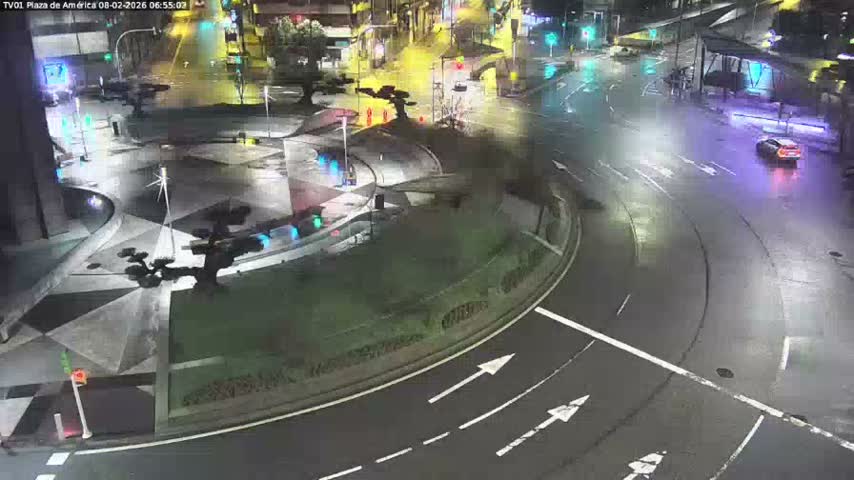 Vigo, Plaza América Square Live Cam - Pontevedra, Galicia, Spain