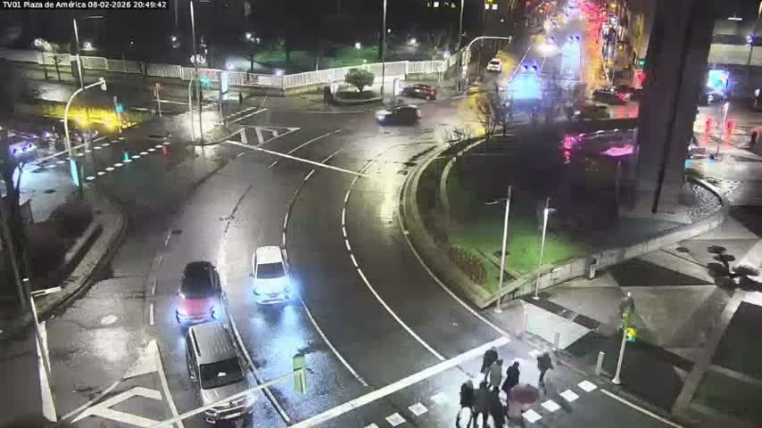 Vigo, Plaza América Square Live Cam - Pontevedra, Galicia, Spain