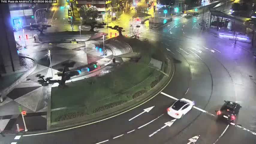 Vigo, Plaza América Square Live Cam - Pontevedra, Galicia, Spain