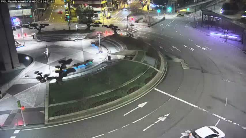 Vigo, Plaza América Square Live Cam - Pontevedra, Galicia, Spain