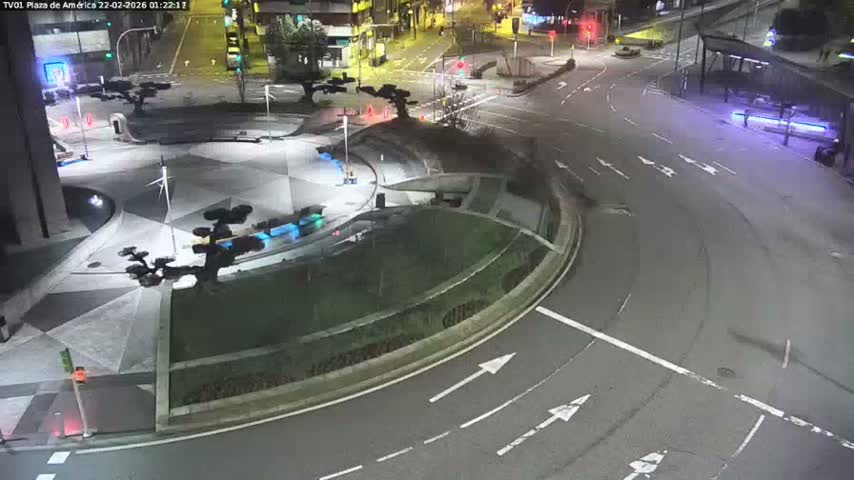 Vigo, Plaza América Square Live Cam - Pontevedra, Galicia, Spain