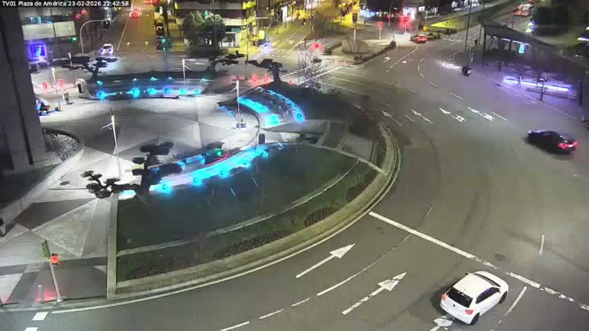 Vigo, Plaza América Square Live Cam - Pontevedra, Galicia, Spain