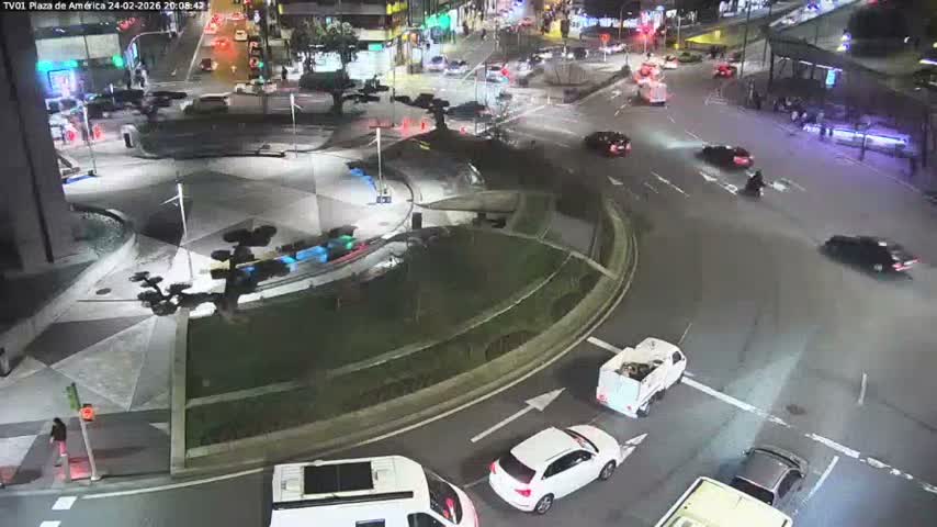 Vigo, Plaza América Square Live Cam - Pontevedra, Galicia, Spain