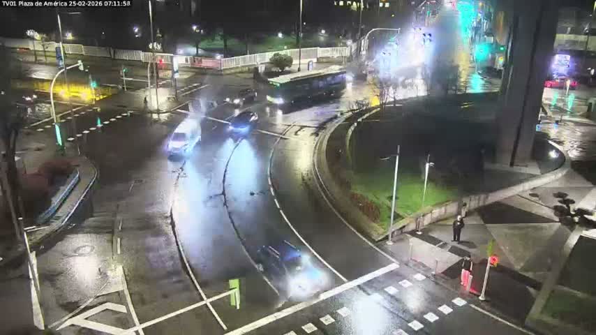 Vigo, Plaza América Square Live Cam - Pontevedra, Galicia, Spain