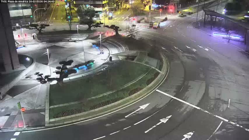 Vigo, Plaza América Square Live Cam - Pontevedra, Galicia, Spain