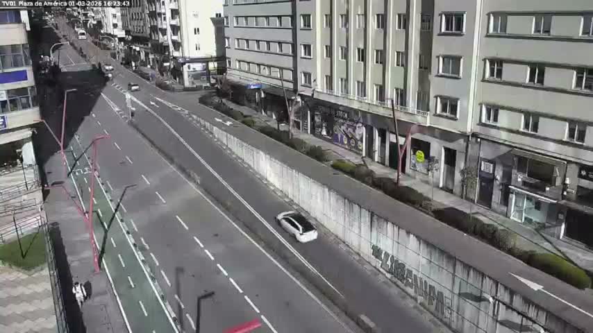 Vigo, Plaza América Square Live Cam - Pontevedra, Galicia, Spain