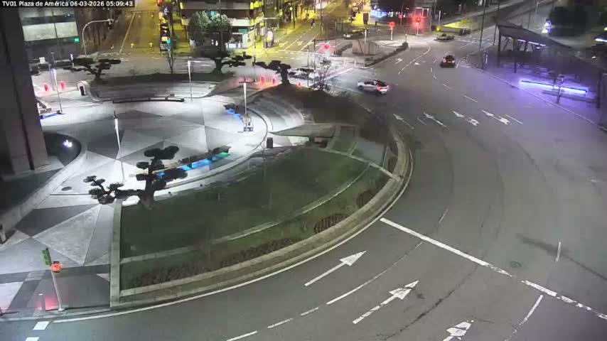 Vigo, Plaza América Square Live Cam - Pontevedra, Galicia, Spain