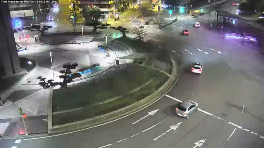 Vigo, Plaza América Square Live Cam - Pontevedra, Galicia, Spain