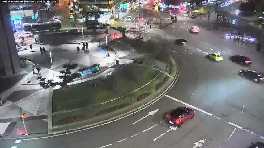 Vigo, Plaza América Square Live Cam - Pontevedra, Galicia, Spain
