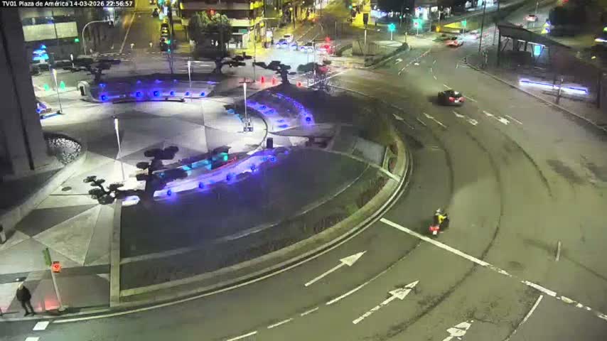 Vigo, Plaza América Square Live Cam - Pontevedra, Galicia, Spain