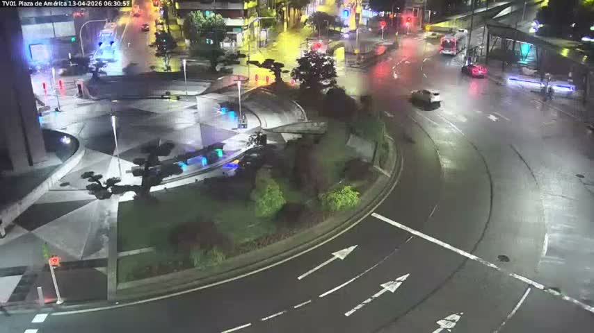 Vigo, Plaza América Square Live Cam - Pontevedra, Galicia, Spain