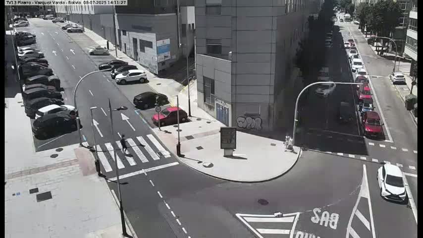 Vigo Pizarro - Vasquez  Varela Street Live Cam - Pontevedra, Galicia, Spain