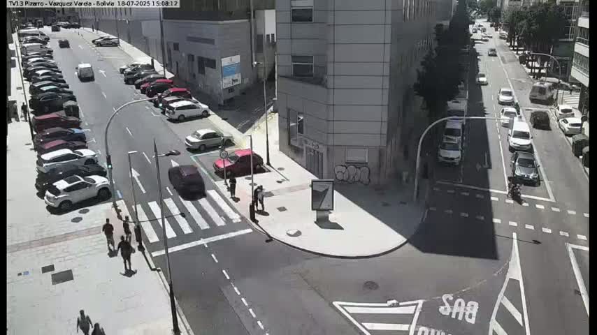 Vigo Pizarro - Vasquez  Varela Street Live Cam - Pontevedra, Galicia, Spain