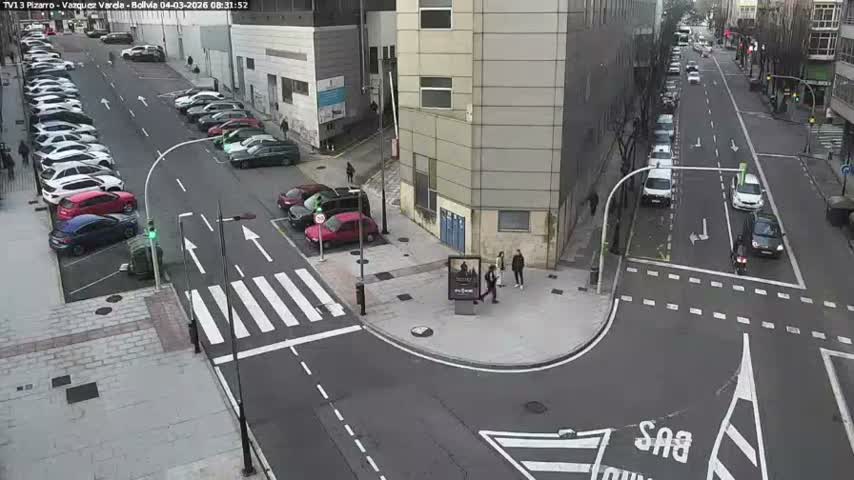 Vigo Pizarro - Vasquez  Varela Street Live Cam - Pontevedra, Galicia, Spain