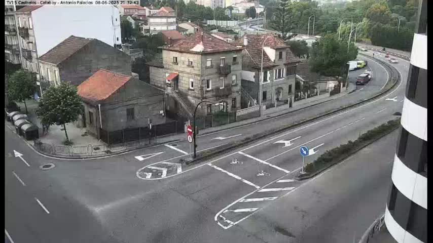 Vigo, Avenida de Antonio Palacios & Castrelos Avenue Live Cam - Pontevedra, Galicia, Spain