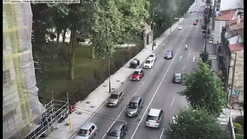 Vigo, Avenida de Antonio Palacios & Castrelos Avenue Live Cam - Pontevedra, Galicia, Spain