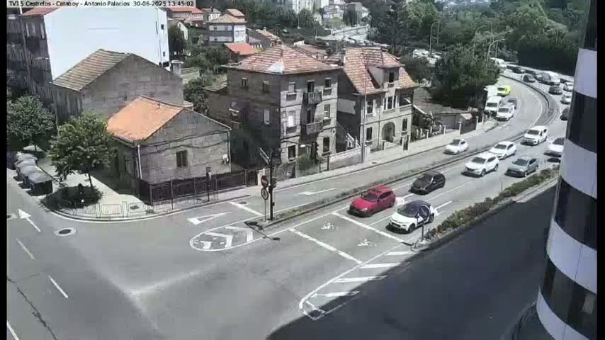 Vigo, Avenida de Antonio Palacios & Castrelos Avenue Live Cam - Pontevedra, Galicia, Spain