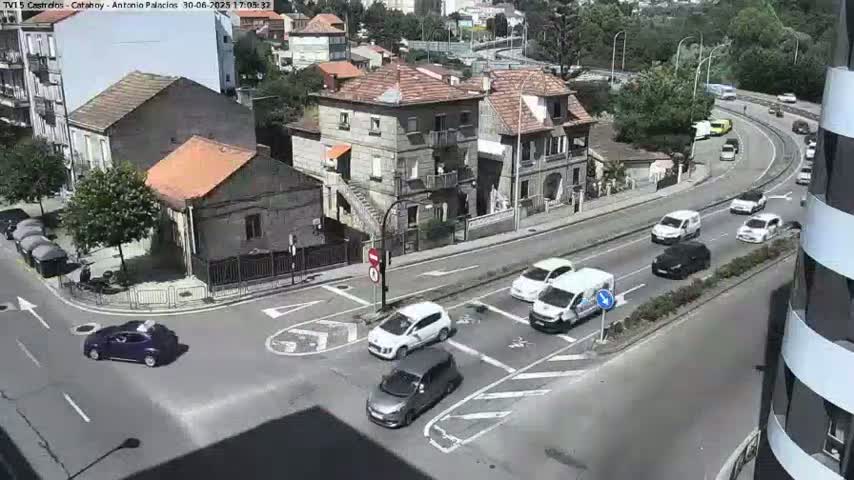 Vigo, Avenida de Antonio Palacios & Castrelos Avenue Live Cam - Pontevedra, Galicia, Spain