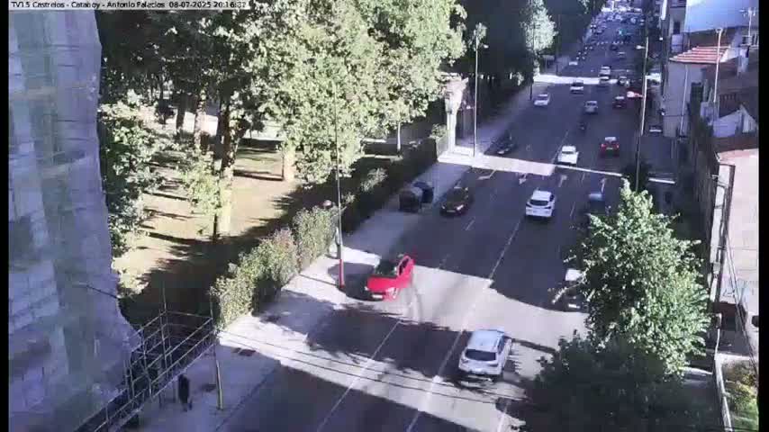 Vigo, Avenida de Antonio Palacios & Castrelos Avenue Live Cam - Pontevedra, Galicia, Spain