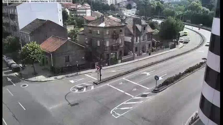 Vigo, Avenida de Antonio Palacios & Castrelos Avenue Live Cam - Pontevedra, Galicia, Spain