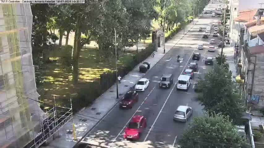 Vigo, Avenida de Antonio Palacios & Castrelos Avenue Live Cam - Pontevedra, Galicia, Spain