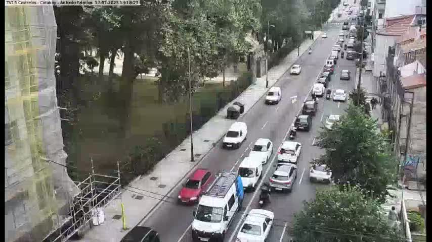 Vigo, Avenida de Antonio Palacios & Castrelos Avenue Live Cam - Pontevedra, Galicia, Spain