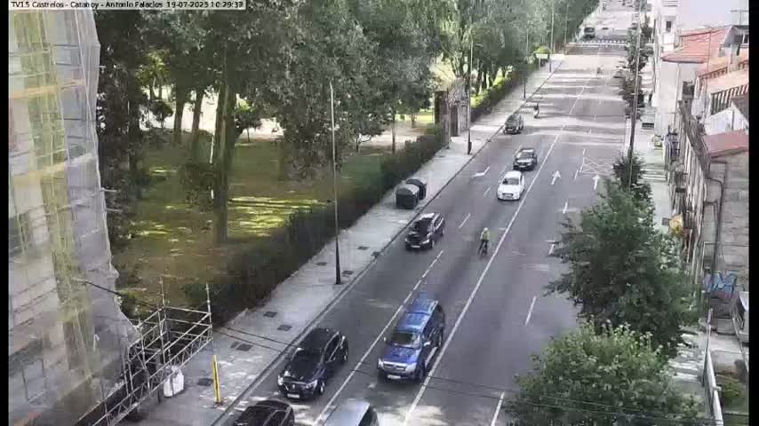 Vigo, Avenida de Antonio Palacios & Castrelos Avenue Live Cam - Pontevedra, Galicia, Spain